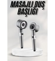 Northcity Masaj Etkili Turbolu Çok Fonksiyonlu Filtreli Duş Başlığı - Krom Kaplama ve Kireç Önleyici