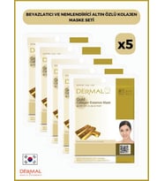 Dermal Beyazlatıcı Ve Nemlendirici Altin Özlü Kolajen Maske 23 Gr 5 Adet
