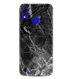 Reeder P13 Blue Kılıf Desenli Silikon Kara Mermer