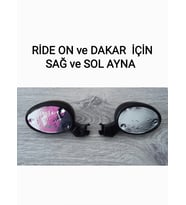DOLU MARKA RİDE ON , DAKAR AKÜLÜ ARABALAR İÇİN AYNA TAKIMI (Yılbaşı Kırmızısı)