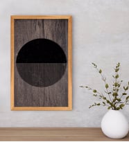 BK Home Modern Art Dekoratif Retro Ahşap Tablo-5
