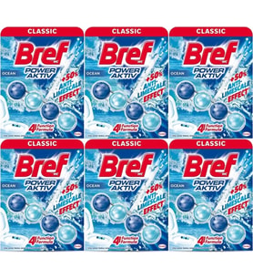 Bref Power Aktiv Klozet Bloğu Okyanus Kokulu  (6 Lı Set) (6PK*1)