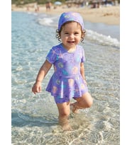 Civil Baby Deniz Kabuğu Baskılı 6-18 Ay Mayo - Lila
