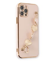Iphone 12 Kılıf Esila Silikon - Pudra