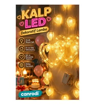 Kalp LED Neon Görünümlü Dekoratif Oda ve Ortam Lambası