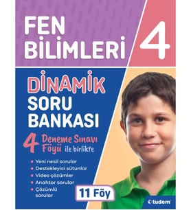 TUDEM 4.SINI FEN BİLİMLERİ DİNAMİK SORU BANKASI