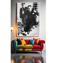 ATATÜRK PORTRE XXI Ev Duvar Salon Güzellik Salonu Ofis Dükkan Dekarasyon Kanvas Tablo (Akçaağaç)