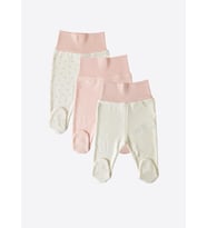Organik New Dreams 3'lü Patikli Pantolon Pembe