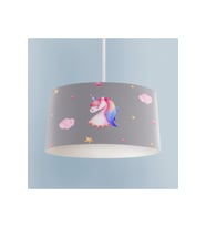 MEKTA HOME BEBEK VE ÇOCUK ODASI Unicorn ve Seksek Desenli Avize