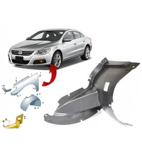 Vw Passat CC Sol Çamurluk Davlumbazı Küçük 2009-2012 3C8805911B