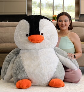 Sevimli Büyük Penguen (%100 yerli ) (Gri)
