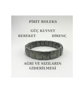 Pirit Doğal Taş Roleks Bileklik