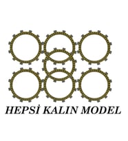 Cf Moto Nk 250 Uyumlu Debriyaj Balata Seti 7 Li Kevlar Isıya Dayanıklı Thailand Malı _Supermoto (Renksiz)