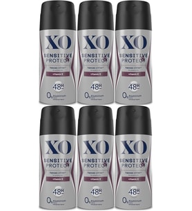 XO Deodorant 150ML Men-Erkek Sensitive & Protect (6 Lı Set)