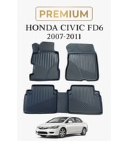Honda Civic FD6 2007-2011 Uyumlu 3D Oto Paspas Premium