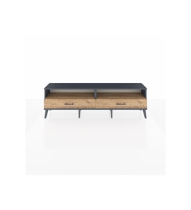 Arges TV Ünitesi 2 Raflı 2 Çekmeceli  176x30x51 Antrasit-Çam