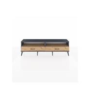 Arges TV Ünitesi 2 Raflı 2 Çekmeceli  176x30x51 Antrasit-Çam