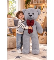 Pandamkee Sevimli 100 cm Ayıcık (%100 Yerli ) (Gri)
