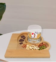 BK Gift Kişiye Özel İsimli Fotoğraflı Viski Bardağı ve Doğal Masif Ahşap Yarım Ay Sunum Tabağı Çerezlik Hediye Seti-30