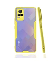 Vivo V21e Kılıf Platin Silikon - Sarı