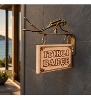 Kişiye Özel Ahşap Tabelalı Metal Duvar Dekoru – Tüplü Dalgıç WH020 Demirden Hikayeler