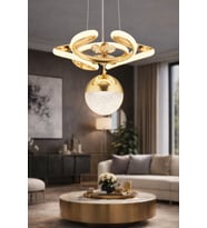 Dreon 3 Renk Gold Ledli Modern Avize