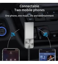 MT06 Mikrofonlu Araç Bluetooth 5.1 Kiti Herhangi Bir Kulaklık AUX Çıkışını Kablosuz Bağlantı Yapar