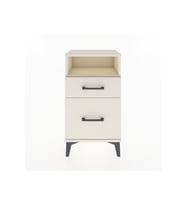 Arges Komodin Tek Raflı 2 Çekmeceli 44x30x80 Aytaşı-Aytaşı