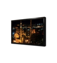 Dolmabahçe Camii Gece Çerçeveli Cam Tablo