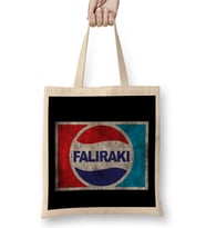 Faliraki Pepsi Logo Bez Çanta Uzun Saplı