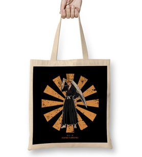 Ichigo Kurosaki Retro Japanese Bleach Bez Çanta Uzun Saplı