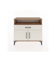 Arges Şifonyer 2 Raflı Tek Çekmeceli 2 Kapaklı 88x30x80 Çam-Aytaşı