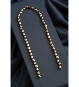 Hematit Doğal Taş Antik Sarı Tımbıl Kesim 7x8mm Dizi
