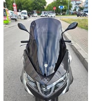 MOTOCAM Piaggio X10 350 Ön Cam 2011-2017 Model 73cm Siyah Renkli 4mm