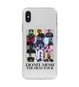 Iphone X ve XS Uyumlu Lionel Messi Tasarımlı Şeffaf Telefon Kılıfı