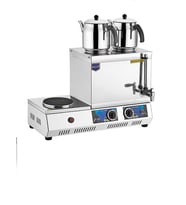 Remta K31 30 Model İki Demlikli Pleytli Elektrikli Çay Ocağı - Kahveci Takımı 23 lt-Demliksiz
