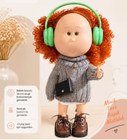 Mia Bebek-Hediyelik- 24 cm - Şık kostümlü- +3 yaş üzeri