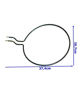 Kare Fırın Rezistansı Ördek Kafa 6.5mm 220 Volt 750Watt (Metal)