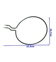 Kare Fırın Rezistansı Ördek Kafa 6.5mm 220 Volt 750Watt (Metal)