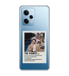 Redmi Note 12 Pro 5G Uyumlu The Pianist Tasarımlı Şeffaf Telefon Kılıfı