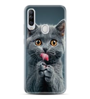 GM 20 Pro Kılıf HD Resim Baskılı Komik Kedi StKd -008