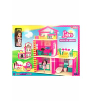 Lola'nın Düşler Evi 3 Katlı Aksesuarlı evi 6633 (Pembe)