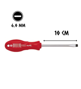 Cer-Pa Norm X-Plus Tornavida Mıknatıslı DÜZ Uçlu 6.0 - 10 cm.