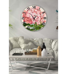 Bilge Retro Tasarımlı Duvar Saati 35 X 35 Cm (Baskılı)