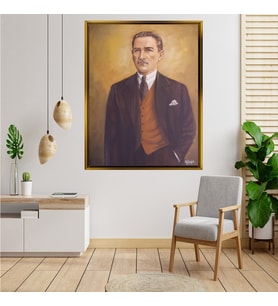ÇERÇEVELİ ATATÜRK TABLO S646