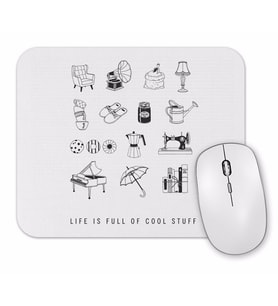 Cool Stuff Branca Mouse Pad