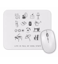 Cool Stuff Branca Mouse Pad