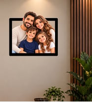 Kişiye Özel Aile Fotoğraflı 3D Duvar Çerçevesi – Aileye Özel Dekoratif Fotoğraf Tablosu