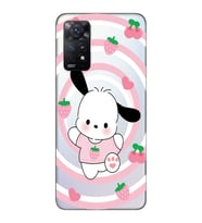 Xiaomi Redmi Note 11 PRO Uyumlu Sevimli Karakter Tasarımlı Şeffaf Telefon Kılıfı