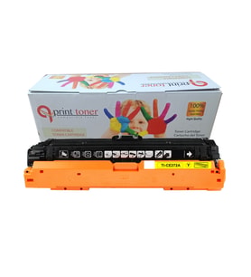 HP CP5225dn YAZICI TONERİ 307A-CE742A SARI MUADİL TONER CP5225 CP5225n CP5225xh
